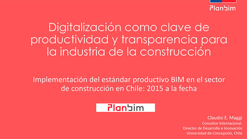 Claudio Maggi - Digitalización aumento productividad en la construcción