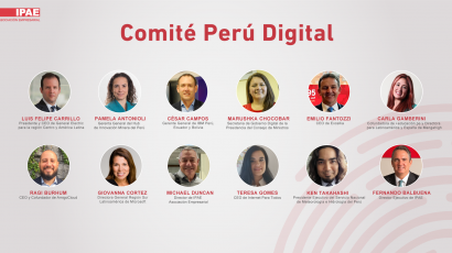 NOTA DE PRENSA – Luis Felipe Carrillo es el nuevo presidente del comité Perú Digital de IPAE Asociación Empresarial