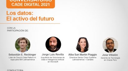 NOTA DE PRENSA – #CADEdigital: Este jueves se presenta “Los datos: el activo del futuro”