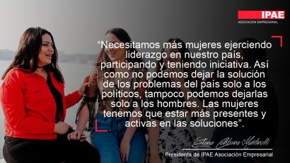 COLUMNA DE OPINIÓN – Elena Conterno en Agenda Mujer Bicentenario: “Así como no podemos dejar la solución de los problemas del país solo a los políticos, tampoco podemos dejarla solo a los hombres”