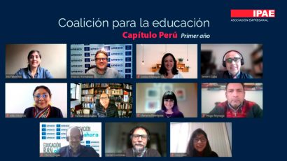 NOTA DE PRENSA – IPAE participó en reunión de balance por el primer año de conformación de la coalición para la educación – capítulo Perú