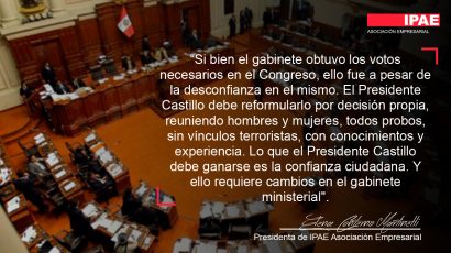 COLUMNA DE OPINIÓN – Gabinete debe ser reformulado