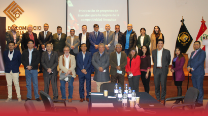 CONFORMAN OBSERVATORIO CIUDADANO PARA SEGUIMIENTO DE PROYECTOS PRIORIZADOS DE COMPETITIVIDAD REGIONAL EN AREQUIPA