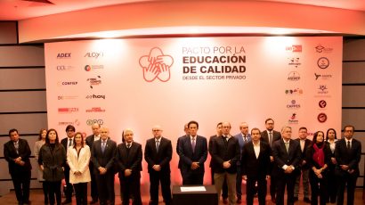 26 organizaciones del sector privado y de la academia firman Pacto por una Educación de Calidad