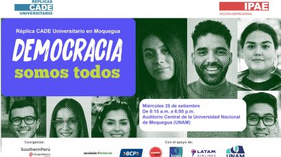MOQUEGUA SERÁ SEDE UNA RÉPLICA DE CADE UNIVERSITARIO DE IPAE ACCIÓN EMPRESARIAL