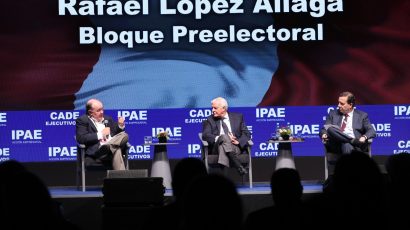 CADE Ejecutivos 2025: Rafael López Aliaga presentó plan de gobierno en Bloque preelectoral