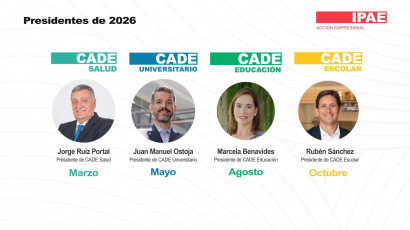 IPAE Acción Empresarial anuncia a los presidentes de los CADE 2026